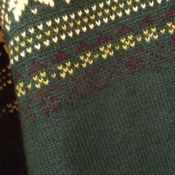 Denim 24/7 Sweater VNeck W/Silver Hook Buttons L - Picture 8 of 8